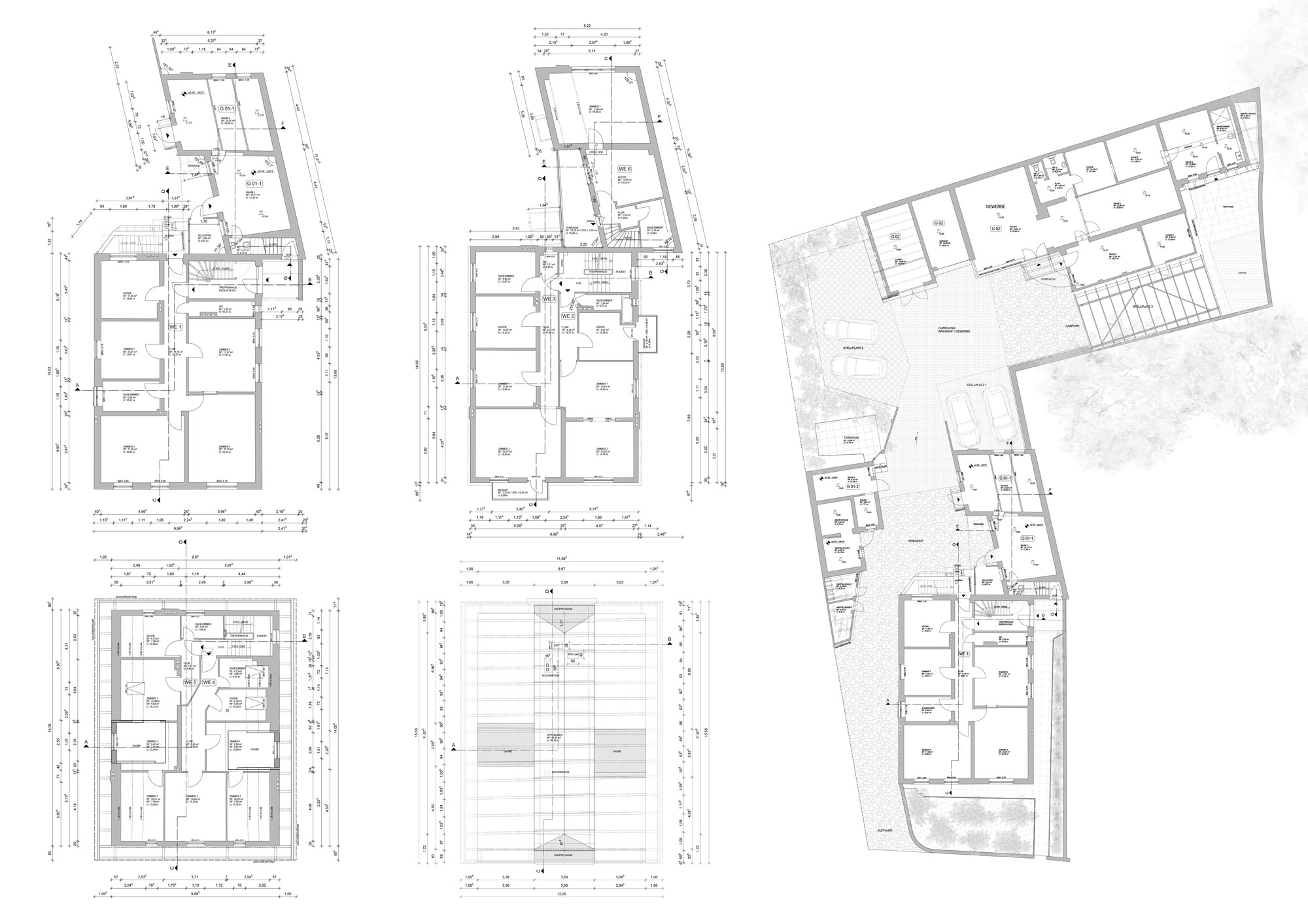 Aktueller CAD-Grundriss von bauveo